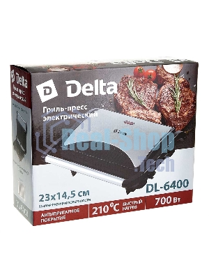 Гриль-пресс электрический DELTA DL-6400