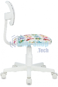 Кресло детское Бюрократ CH-W299 белый TW-15 мультиколор сиденье монстры сетка/ткань крестов. пластик