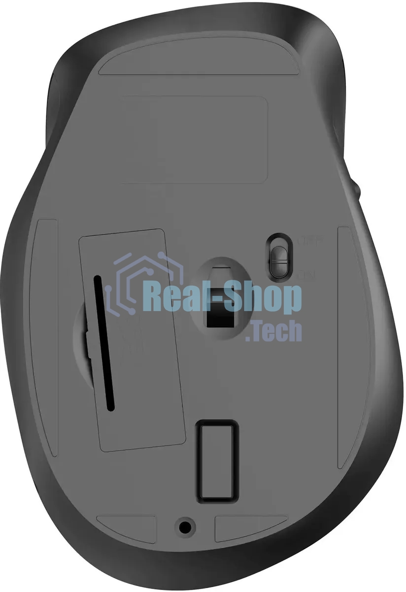 Мышь беспроводная Oklick 504MW черный/серый, 1600 dpi, радиоканал, USB, кнопки - 6