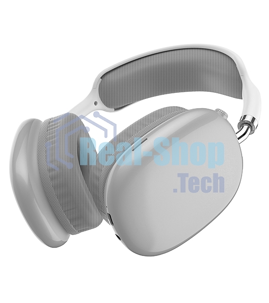 Гарнитура Bluetooth QUMO Emotion (ВТ 0090) MicroSD AUX накладная Bluetooth 5.3 360 мА 10ч серебро