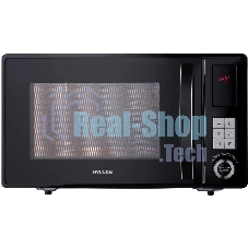 Микроволновая печь Hyundai HYM-D3010 черный, 23 л, 800 Вт, переключатели - кнопки, поворотный механизм