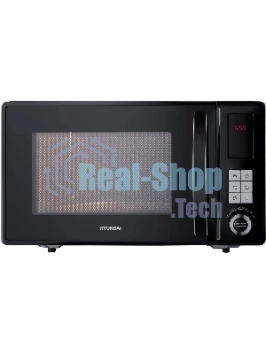 Микроволновая печь Hyundai HYM-D3010 черный, 23 л, 800 Вт, переключатели - кнопки, поворотный механизм