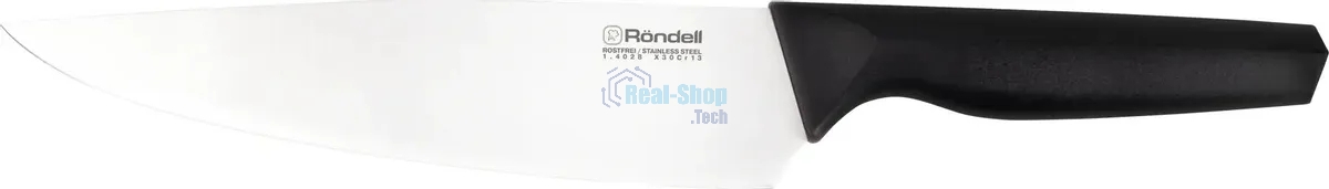 Набор ножей кухонных Rondell RD-1359 компл.: 6 предм. с подставкой, черный, подар. коробка