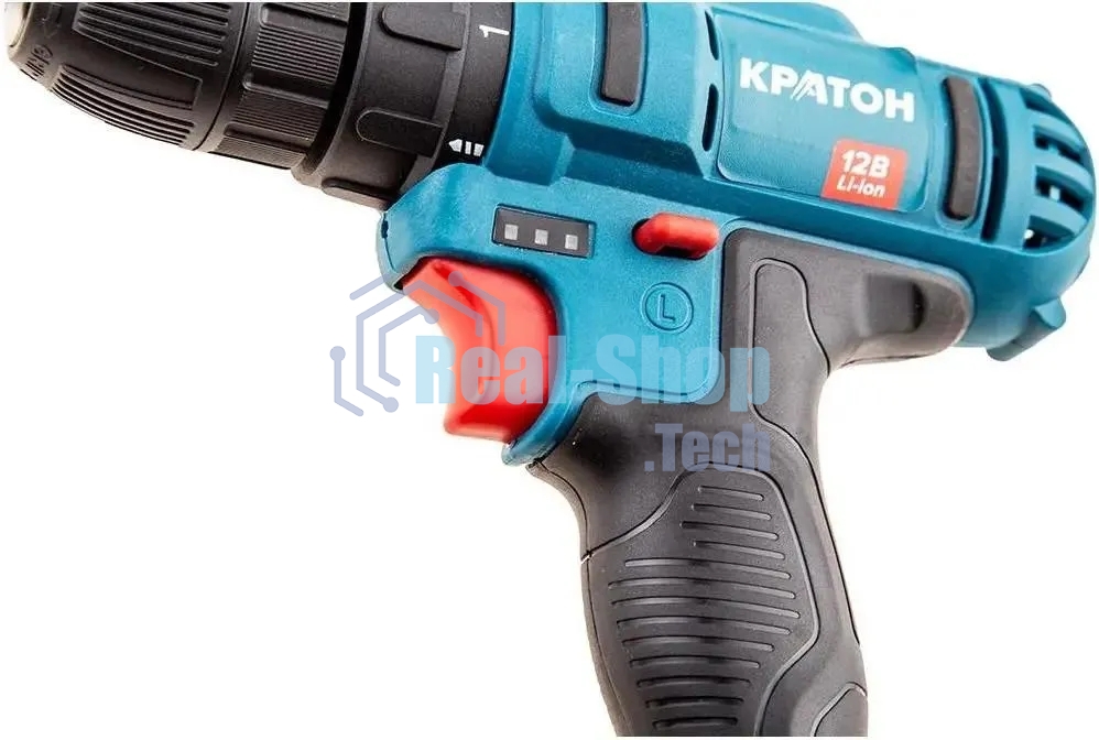Дрель-шуруповерт аккумуляторная Кратон CD-12-Li-1,5