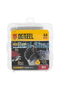 Коронка по металлу Denzel твердосплавная, 64 мм