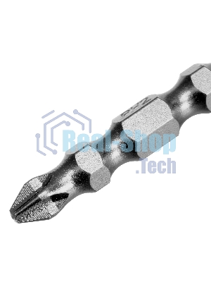 Бита двухстор. Gross PH2-PH1х45мм, сталь S2, 10шт.