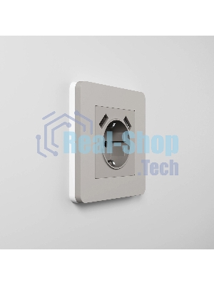 Рамка на 1 пост WERKEL Split (дымчатый/белый, soft-touch) W0013067