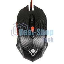 Мышь проводная Dialog Nakatomi MOG-08U черный, 2400 dpi, USB, кнопки - 6