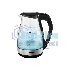 Чайник электрический Starwind SKP3039 1.7л. 2200Вт черный (корпус: стекло)