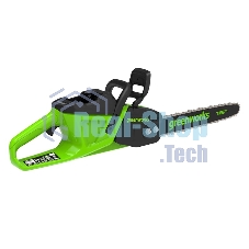 Цепная пила аккумуляторная GreenWorks GD40CS20Xk4, 40V, 40 см, 2000 Вт, бесщеточная,  c 1хАКБ 4 Ач И ЗУ (2008807UB)
