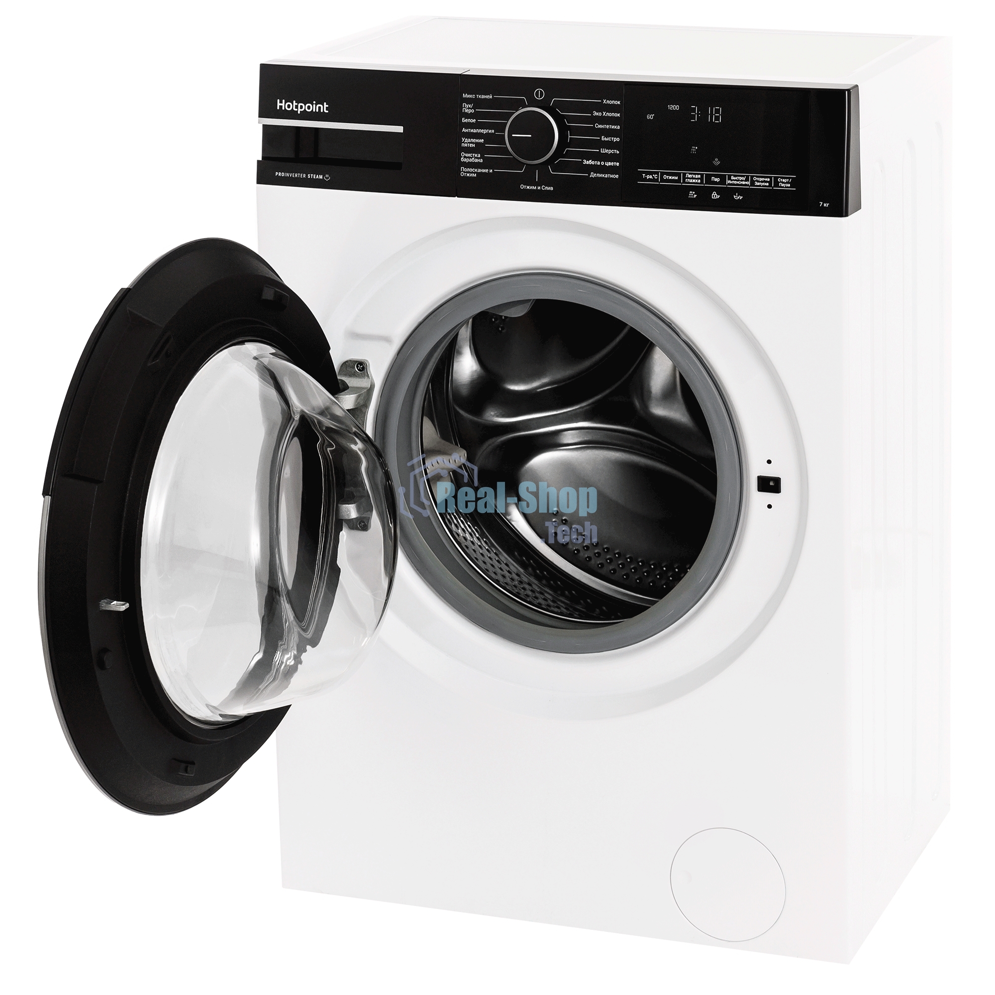 Стиральная машина Hotpoint WSH 7291 VBX белый, 7кг