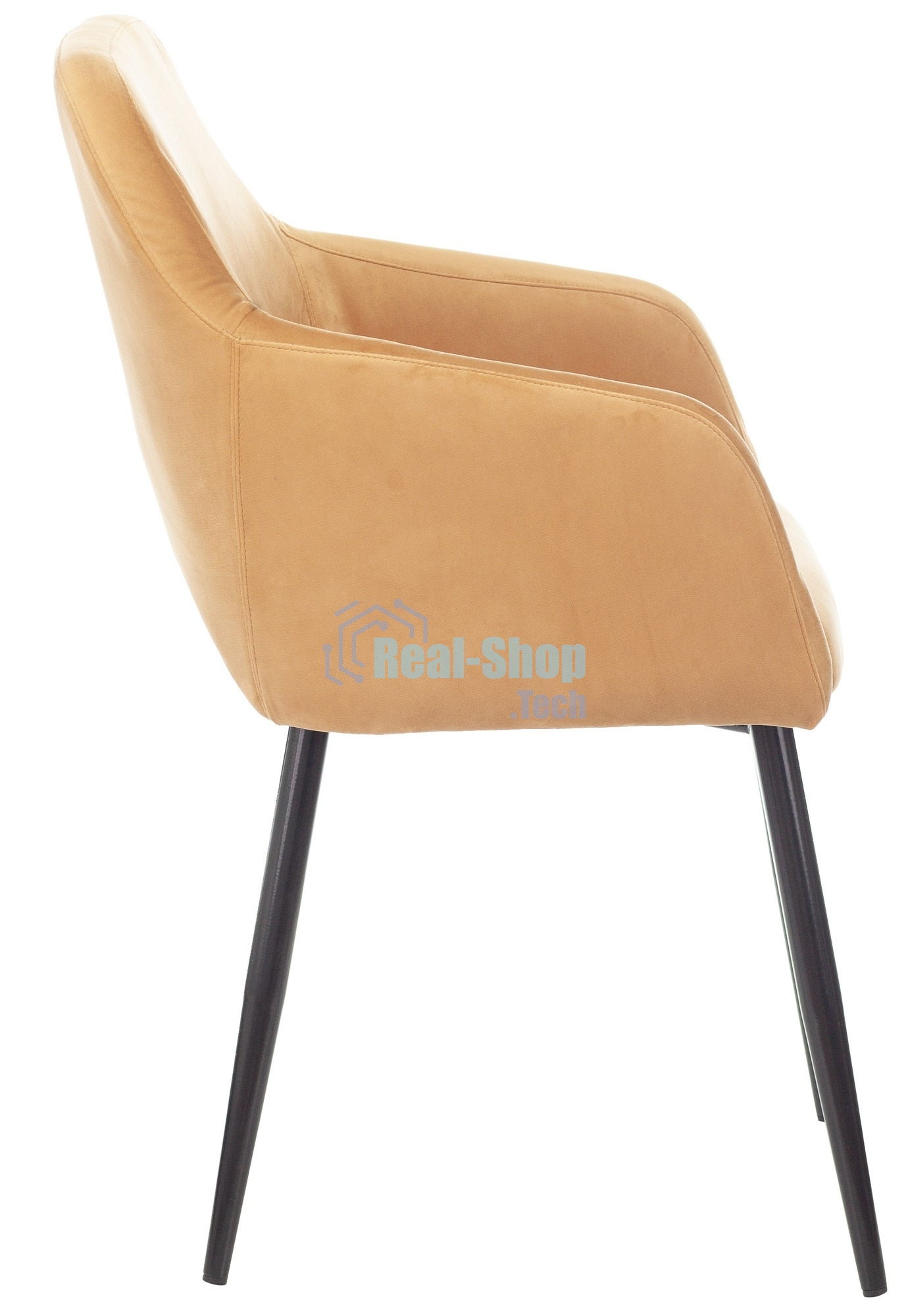 Кресло офисное Бюрократ CH-380F янтарный Italia 9, на ножках, металл черный