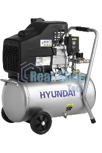 Компрессор поршневой Hyundai HYC 23224LMS масляный 130л/мин 24л 1500Вт серебристый/черный