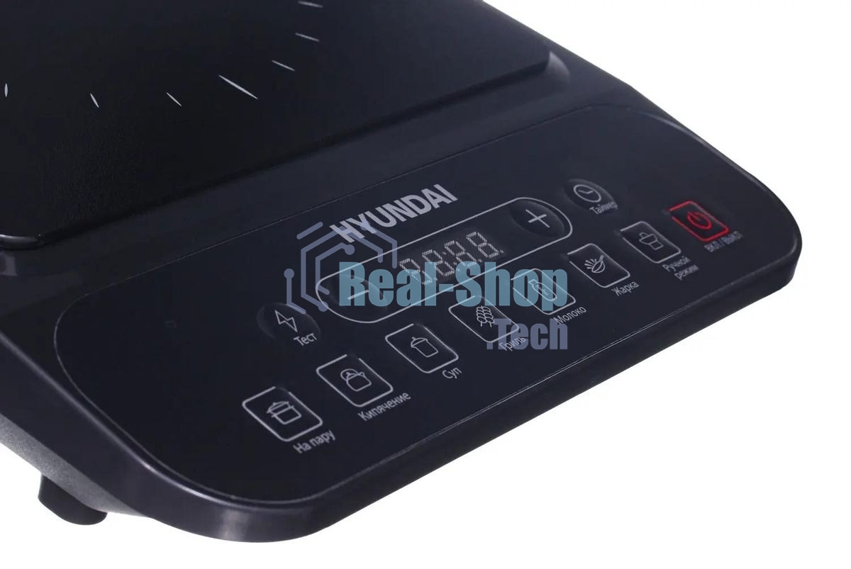 Плита настольная электрическая Hyundai HYC-0101 черный эмаль (настольная)