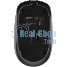 Мышь беспроводная Acer OMR307 черный, 1600 dpi, радиоканал, USB, кнопки - 4