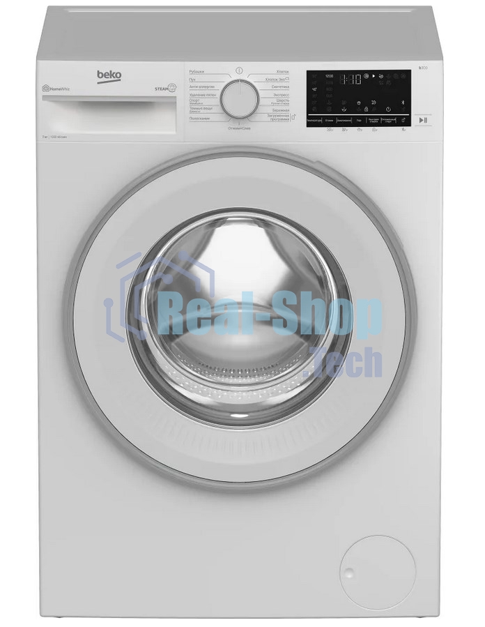 Стиральная машина Beko B3WFR572WW белый, загрузка фронтальная 7 кг, 1200 об/мин., класс: А