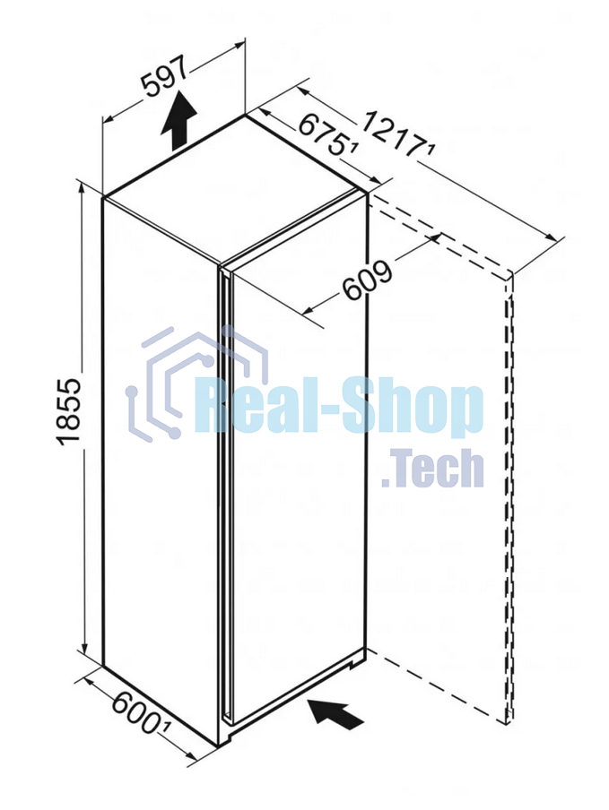 Холодильник Liebherr SRSFD 5220-22 001 серебристый однокамерный 398л