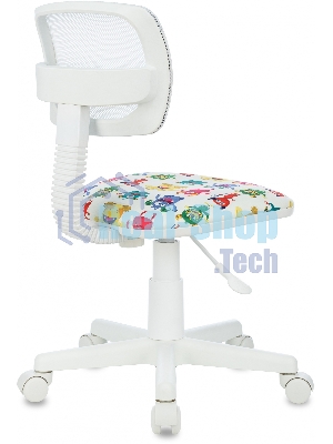 Кресло Бюрократ CH-W299 белый, сетка, 120 кг
