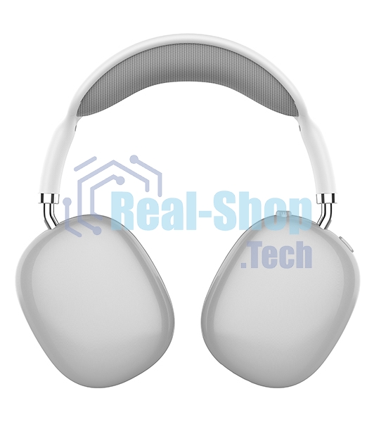 Гарнитура Bluetooth QUMO Emotion (ВТ 0090) MicroSD AUX накладная Bluetooth 5.3 360 мА 10ч серебро