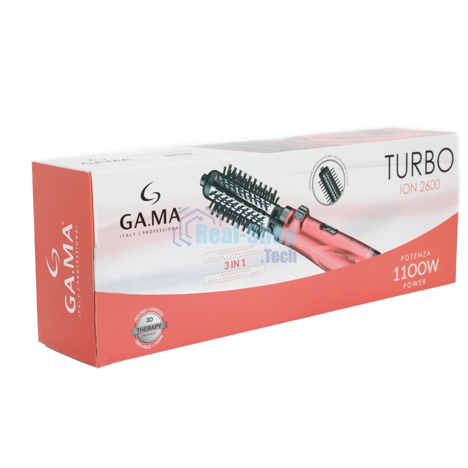 Фен-щетка GA.MA TURBO ION 2600 - MY (GH0105)