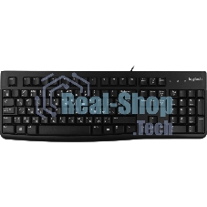 Клавиатура проводная Logitech K120 for business, USB черный (заводская гравировка)