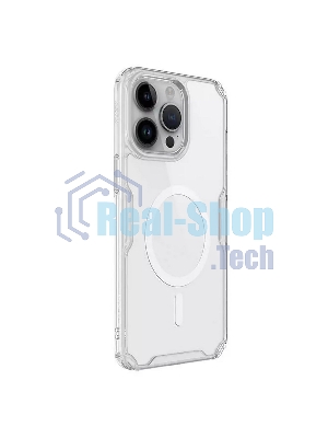 Чехол Nature TPU Pro Magnetic Case, белый, (AP IP15 Pro)