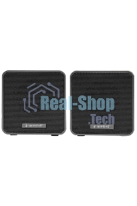 Акустическая система 2.0 Gembird SPK-206, МДФ, коричневый, 5 Вт, регулятор громкости, USB-питание