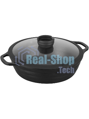 Сотейник Rondell Pacific RDA-1907 d=28 см (с крышкой) графитовый