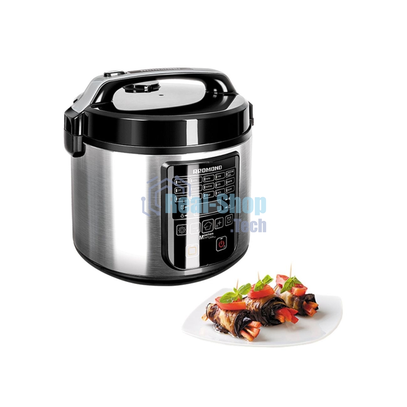 Мультиварка Redmond RMC-M36 сталь/черный