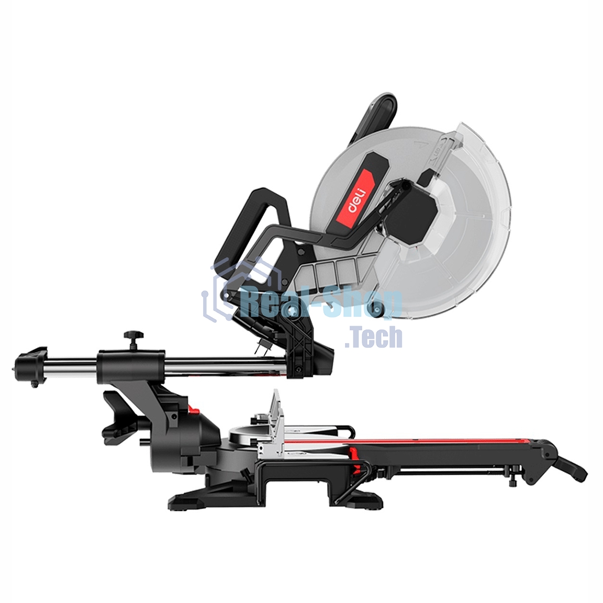 Торцовочная пила Deli DE571 (2000Вт, 5000об/мин, диаметр диска 305мм)