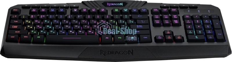 Клавиатура Redragon Harpe Wireless гибридная, USB Type-A, радиоканал, чёрный