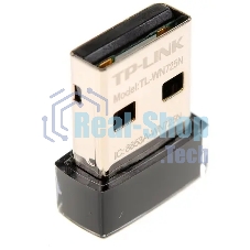 Сетевой адаптер TP-Link SOHO TL-WN725N Беспроводной USB Нано адаптер 150 Мбит/с стандарта N c кнопкой QSS(Realtec)
