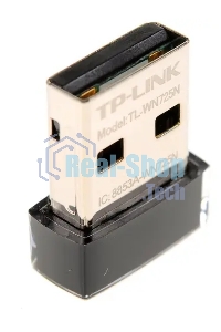 Сетевой адаптер TP-Link SOHO TL-WN725N Беспроводной USB Нано адаптер 150 Мбит/с стандарта N c кнопкой QSS(Realtec)