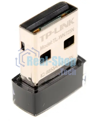 Сетевой адаптер TP-Link SOHO TL-WN725N Беспроводной USB Нано адаптер 150 Мбит/с стандарта N c кнопкой QSS(Realtec)