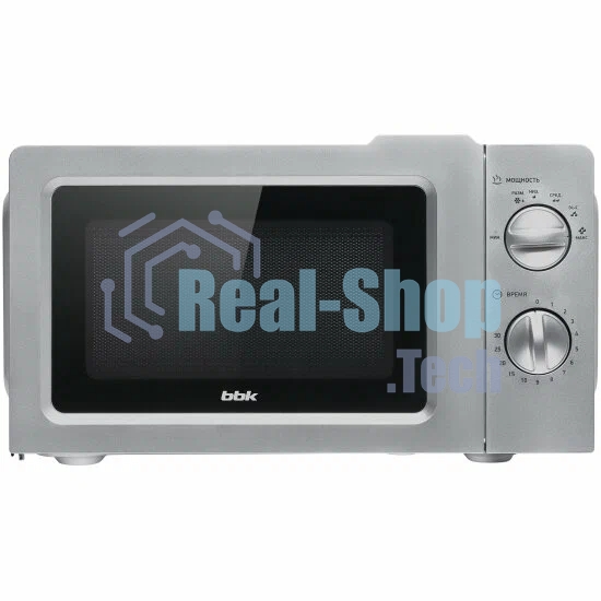 Микроволновая печь BBK 17MWS-784M/B серебряный 17л 1000Вт поворотный механизм