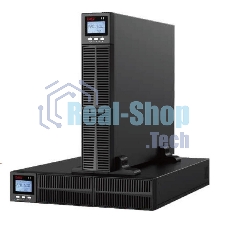 Источник бесперебойного питания (ИБП) Crusader Stabline RTIO-1000VA (1000Ва, 900Вт, 8xIEC320, LCD, USB type-B, 2xRJ45, чистая синусоида)