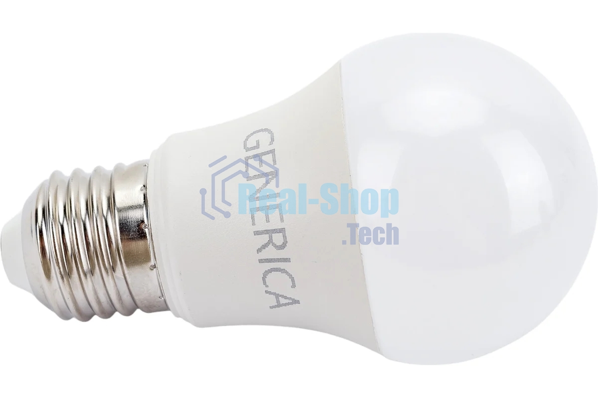 Лампа светодиодная GENERICA LL-A60-10-230-40-E27-G A60 10 Вт грушевидная 4000К E27 230В