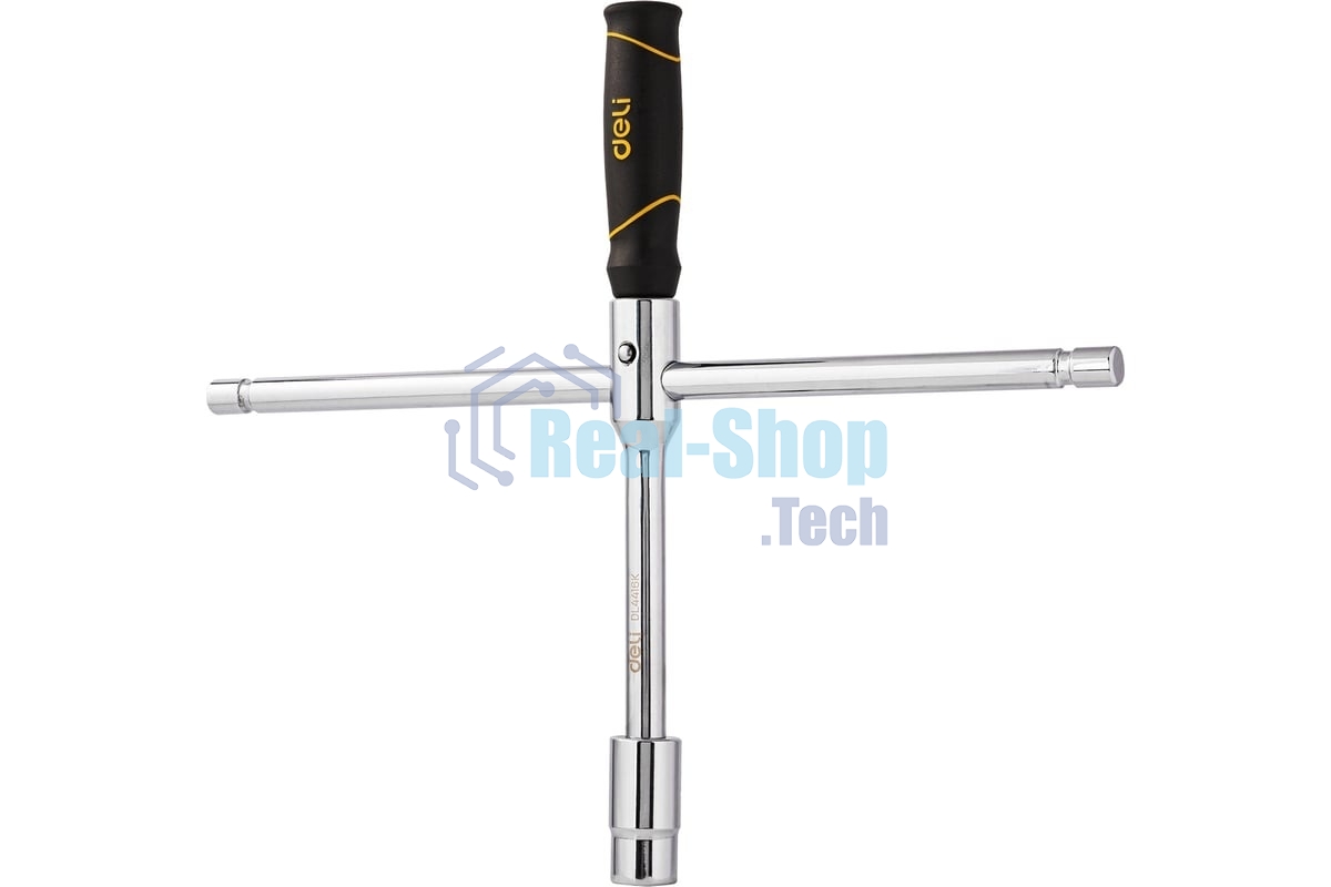 Крестообразный балонный гаечный ключ Deli DL4416K 1/2