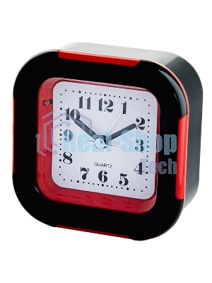Будильник DELTA DT8-0015 9.2x4.4x9.4 см (красный)