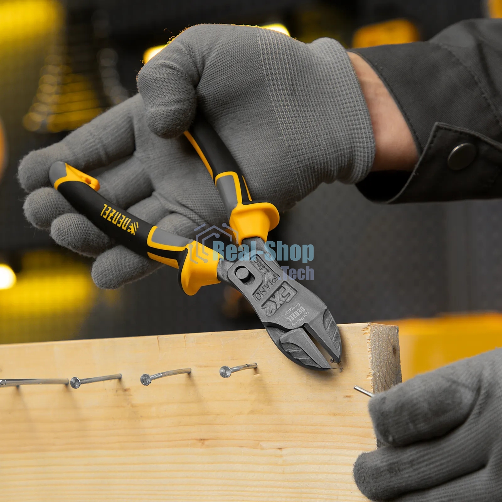 Бокорезы Denzel 180 мм, усиленные, трехкомпонентные рукоятки