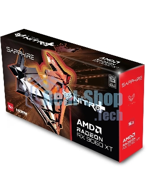 Видеокарта Sapphire PCI-E 5.0 11350-01-20G NITRO+AMD RADEON RX 9060 XT GAMING OC 16Gb DUAL AMD Radeon RX 9060XT 16Gb 128bit GDDR6 2780/20000 HDMIx2 DPx2 HDCP Ret