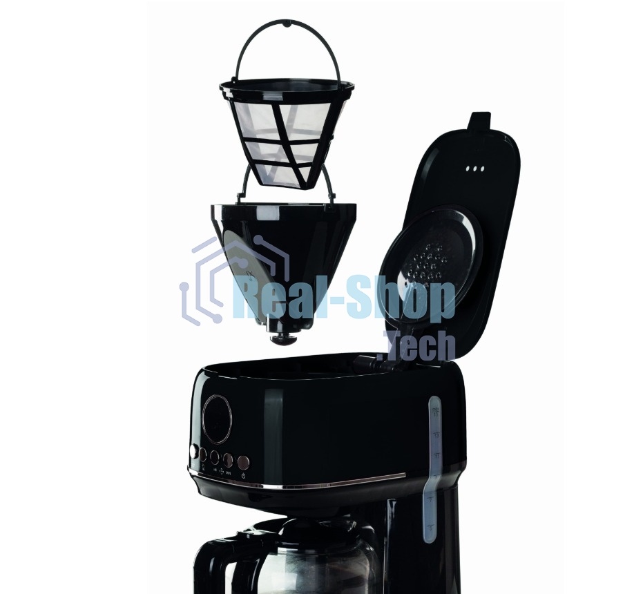 Кофеварка капельная Ariete 00M139602AR0 черный, молотый, 1,5 л., 900 Вт