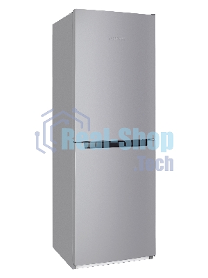Холодильник Nordfrost NRB 151 S серебристый, двухкамерный 170/115 л морозилка снизу, ручная разморозка