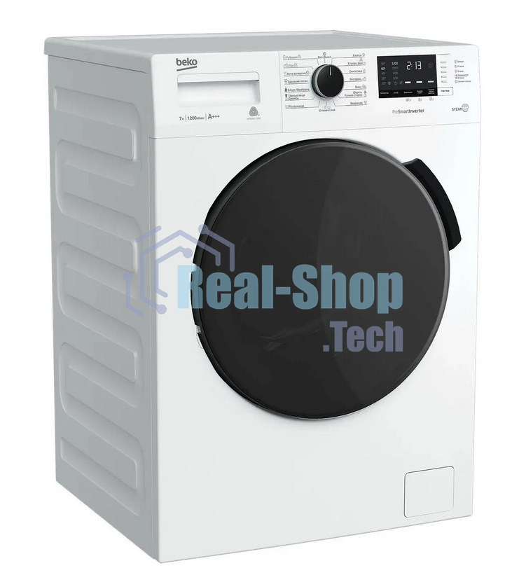 Стиральная машина Beko WSPE7612W белый, загрузка фронтальная 7 кг, 1000 об/мин., класс: А+++