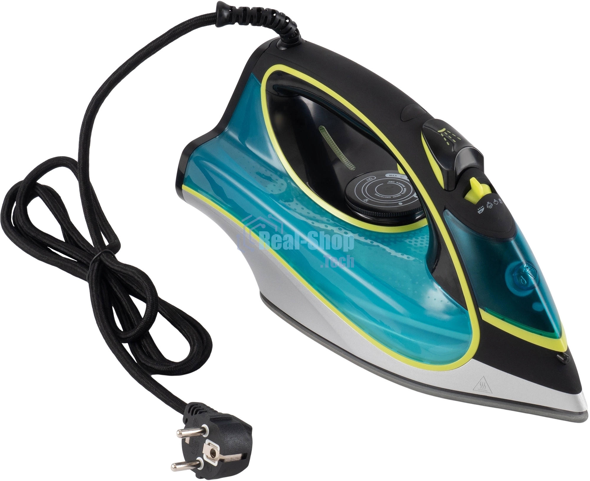 Утюг Hyundai H-SI01450 3200Вт голубой/желтый