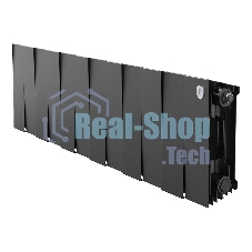 Радиатор биметаллический Royal Thermo PianoForte 200 черный - 12 секц.