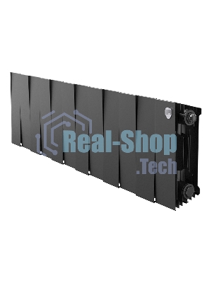 Радиатор биметаллический Royal Thermo PianoForte 200 черный - 12 секц.