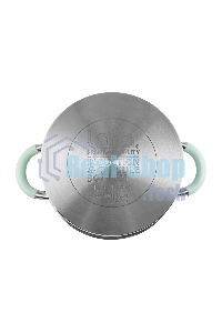 Кастрюля Lara LR02-543 MINT 22x12 см, 4,4 л, носик, индукционное дно, крышка с бортом, полипропилен, силикон, нержавеющая сталь