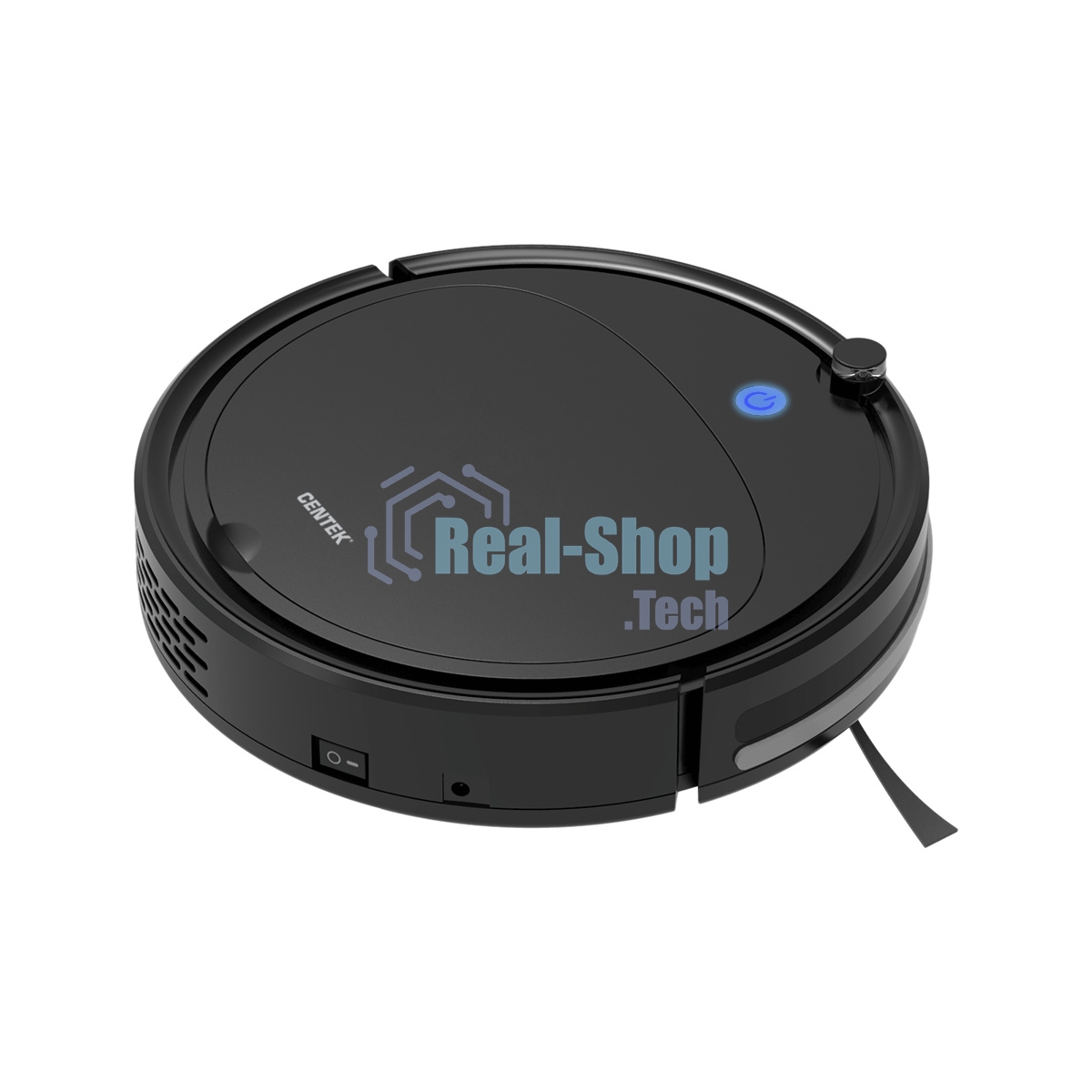 Робот-пылесос Centek CT-2701 черный, 25 Вт, 2000 мAч Li-Ion, уборка сухая/влажная, пылесборник контейнер 0.22 л