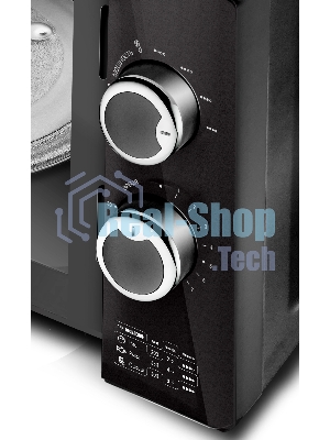 Микроволновая печь Centek CT-1570 черный, 23 л, 900 Вт, переключатели - поворотный механизм